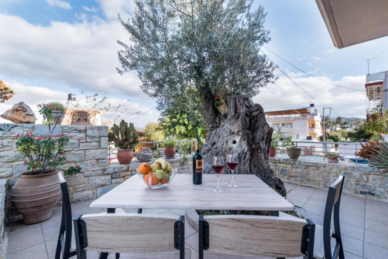 Villa Olive Tree Pitsidia Bagian luar foto